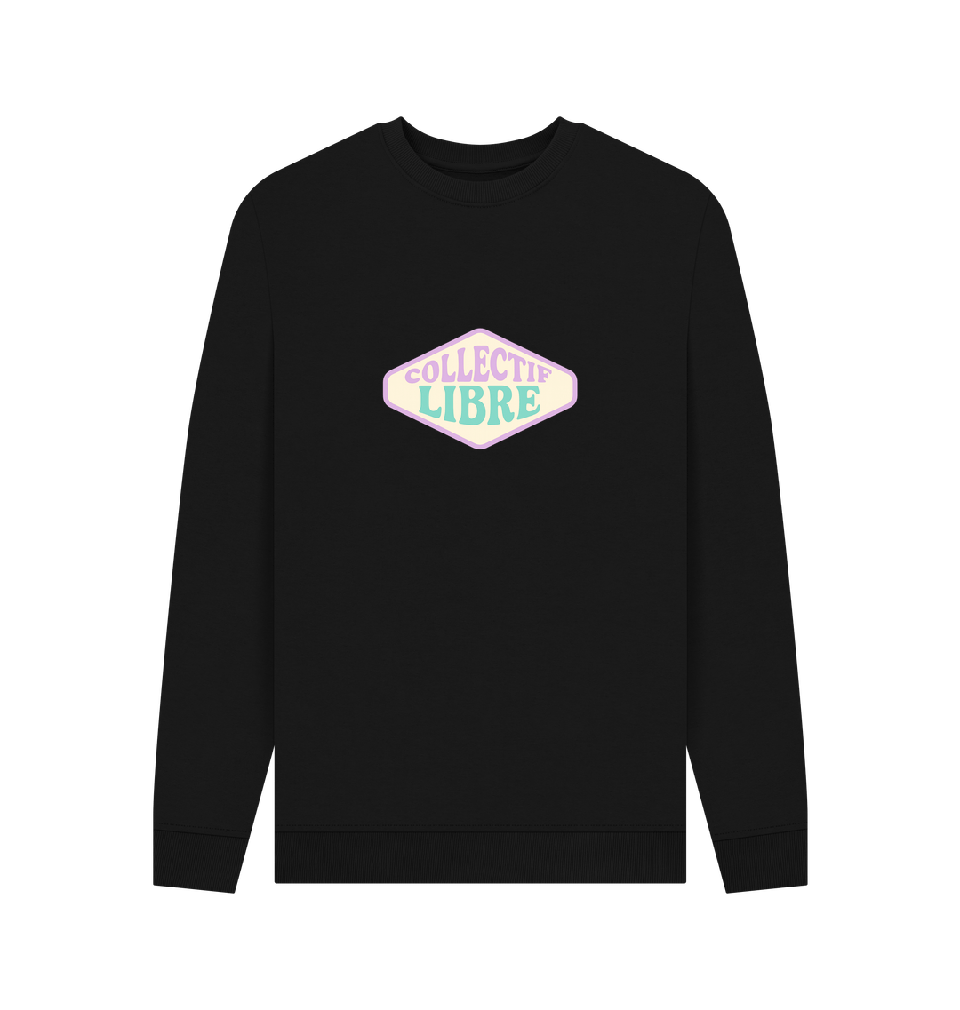 Black Printed Sweater