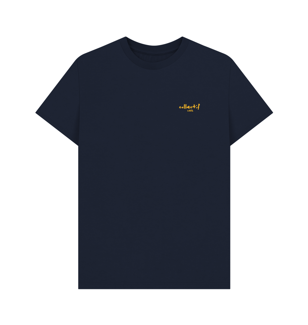 Navy Blue Printed T-shirt