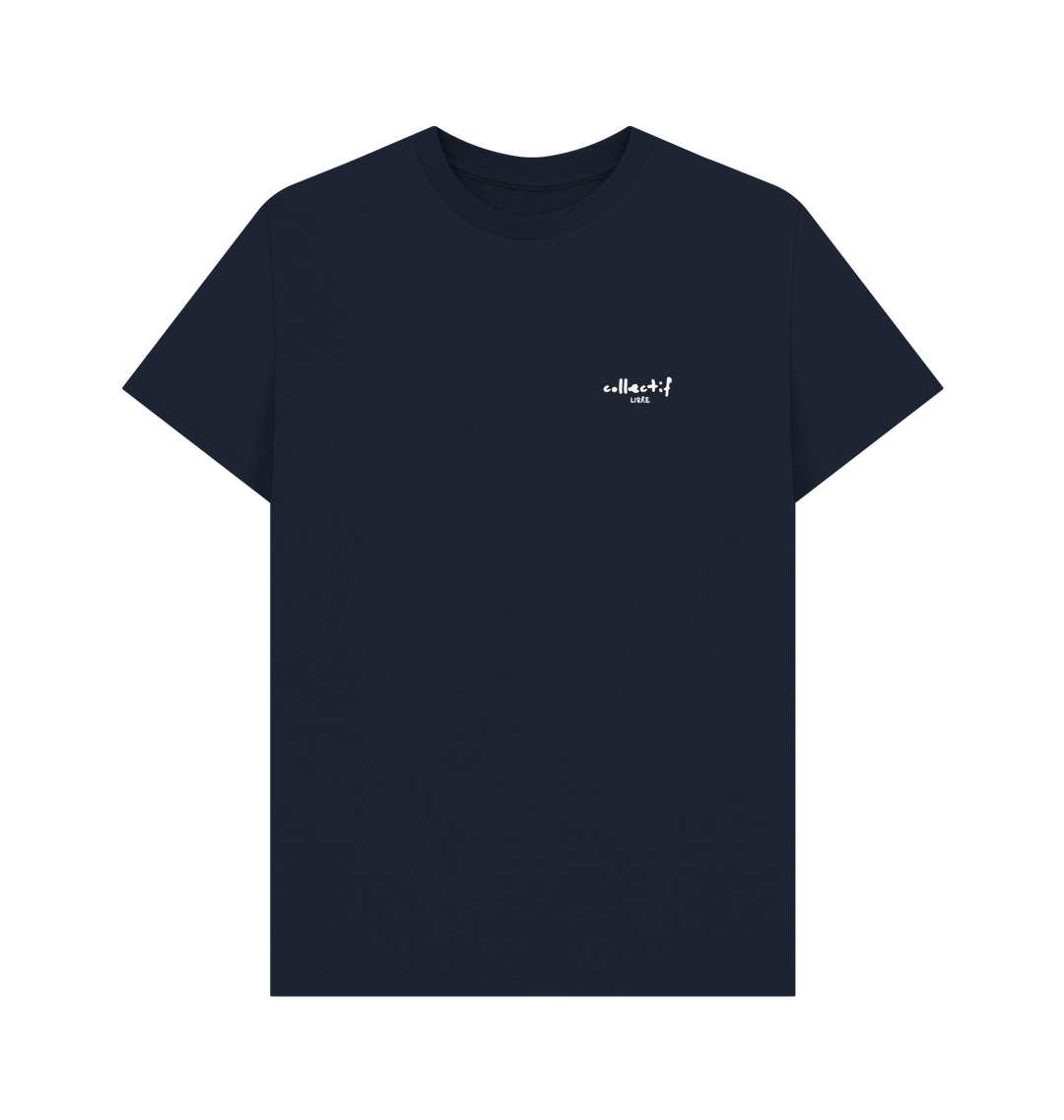 Navy Blue Printed T-shirt