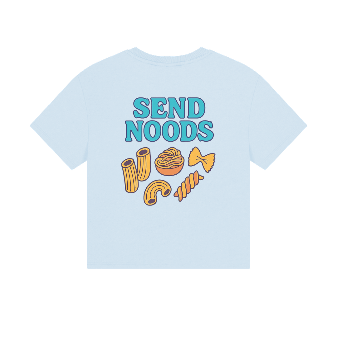 Sky Blue Printed T-shirt