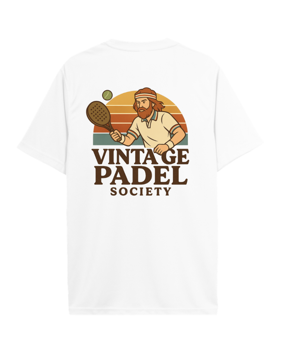 Sportshirt „Vintage Padel Society“ 🕶️🎽 Collectif Libre