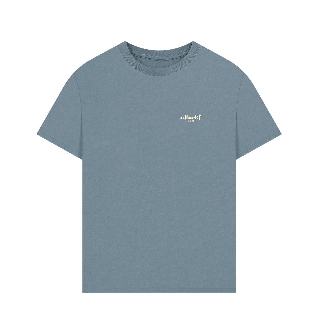 Stone Blue Printed T-shirt