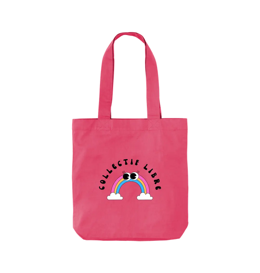 Raspberry Pink Printed Bag