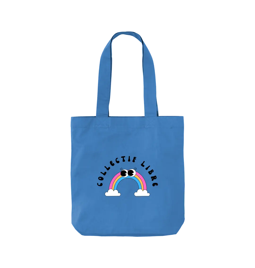 Cornflower Blue Printed Bag