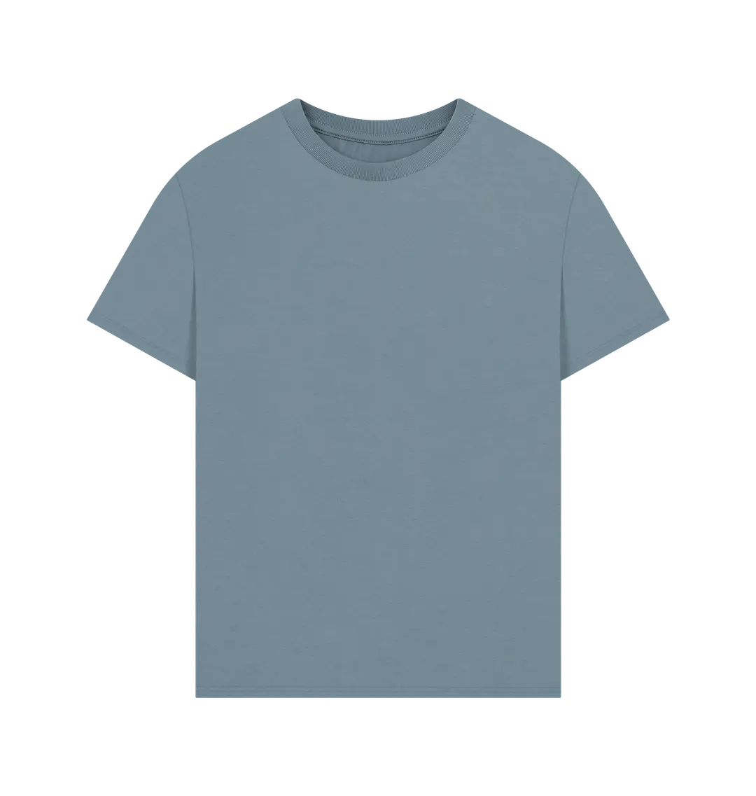 Stone Blue Printed T-shirt