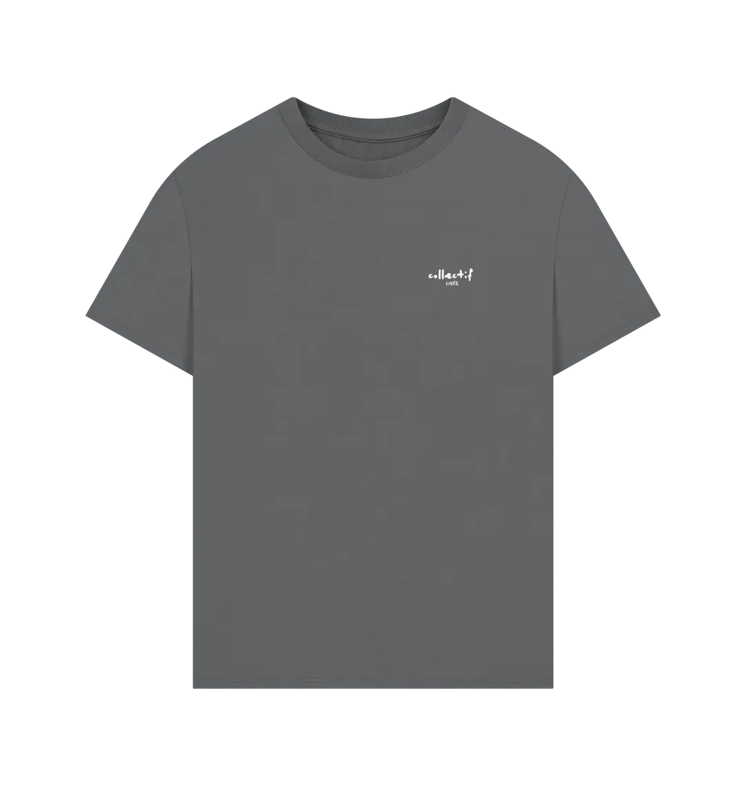 Slate Grey Printed T-shirt