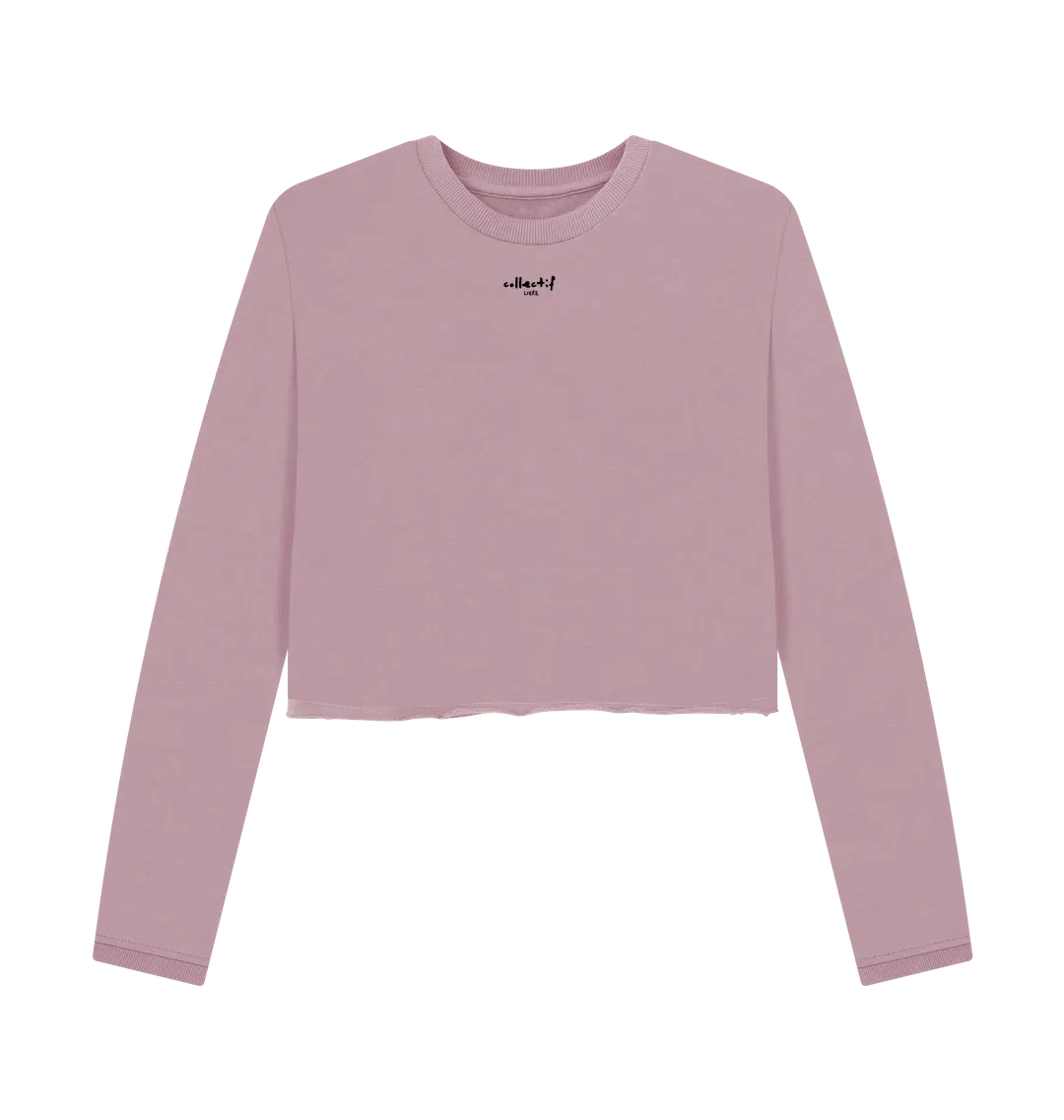 Mauve Printed Boxy Jumpers