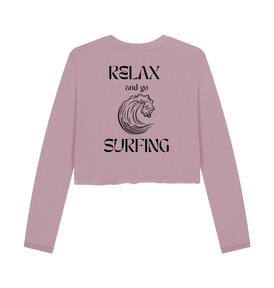 Mauve Printed Boxy Jumpers