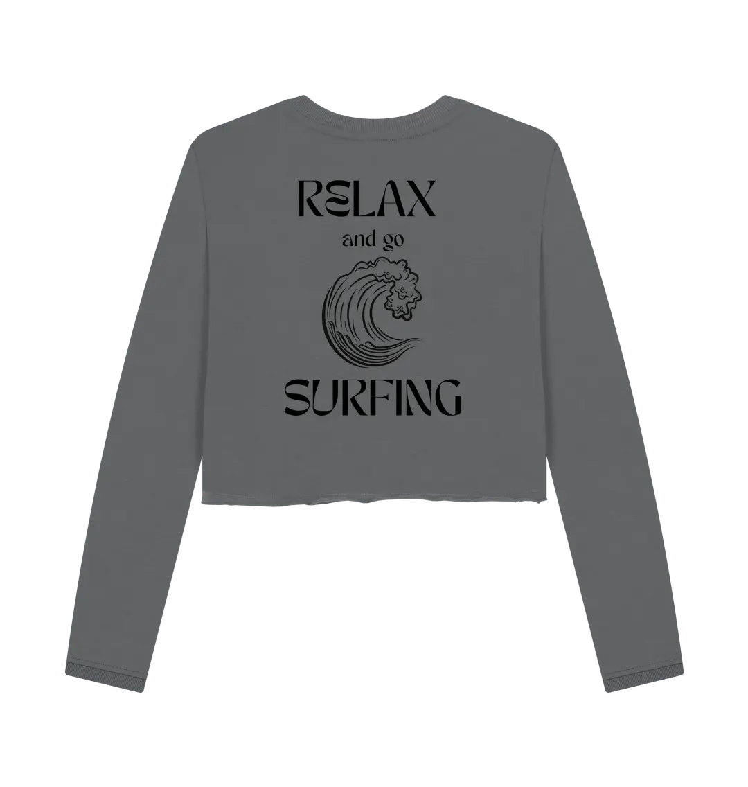 Slate Grey Printed Boxy Jumpers