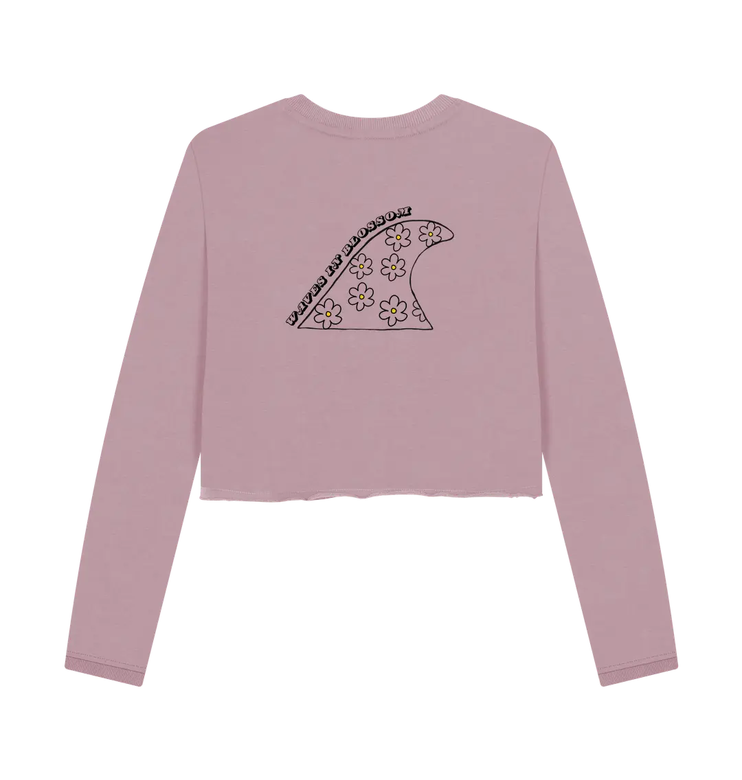 Mauve Printed Boxy Jumpers