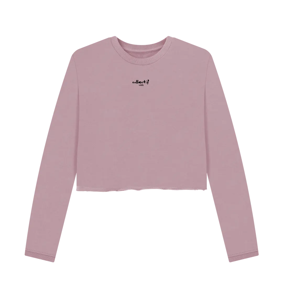 Mauve Printed Boxy Jumpers