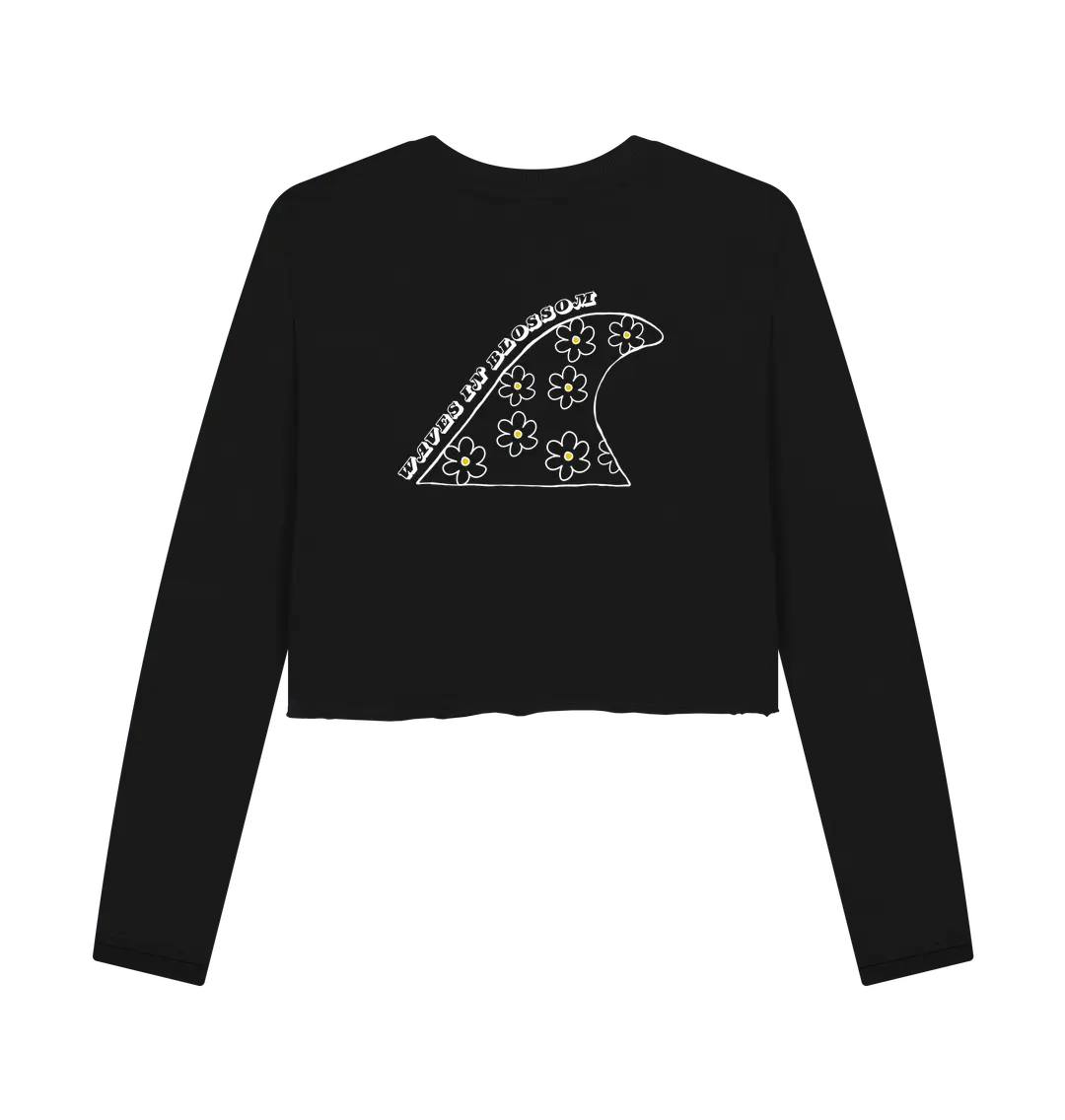 Black Printed Boxy Jumpers