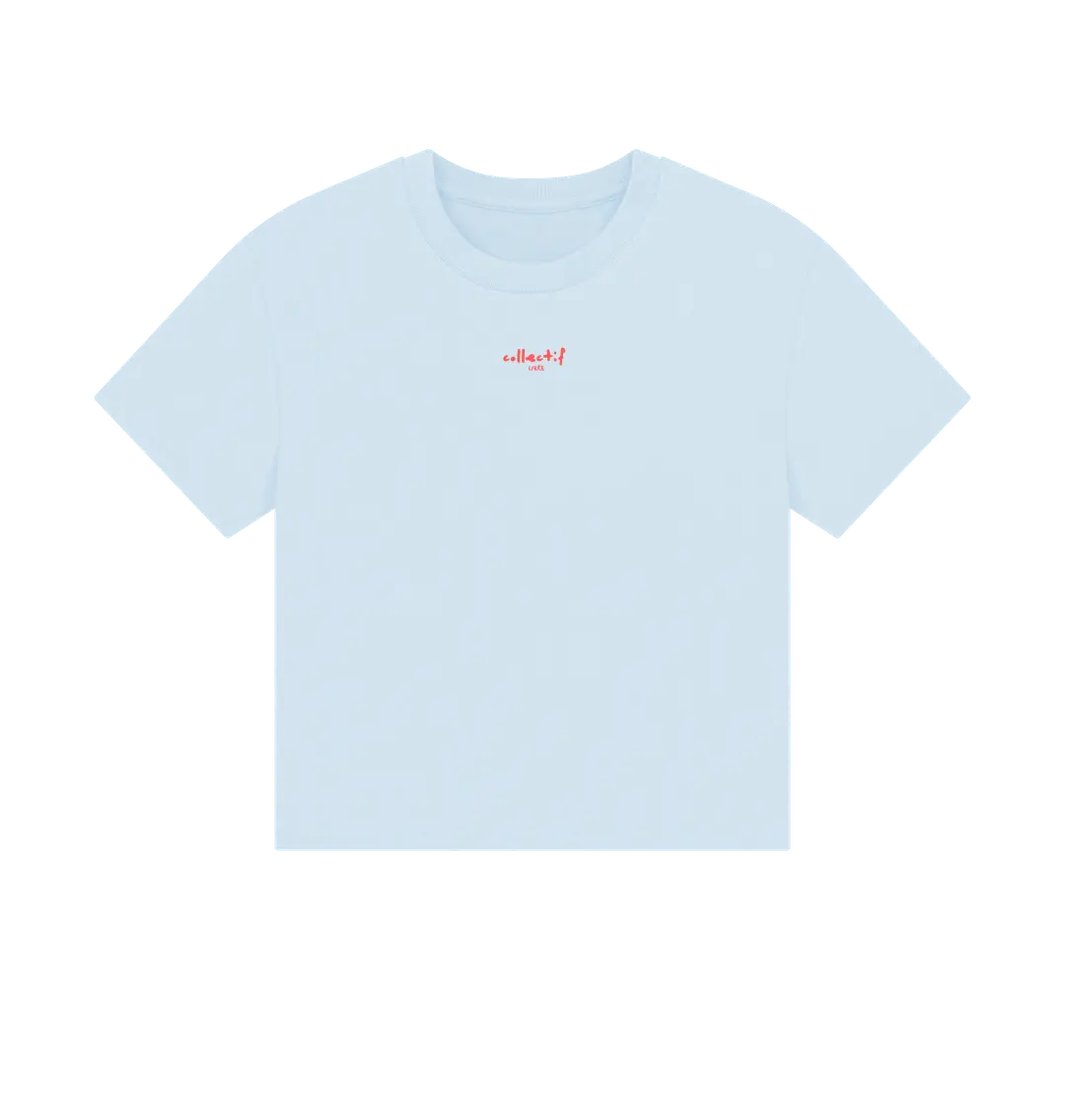 Sky Blue Printed T-shirt