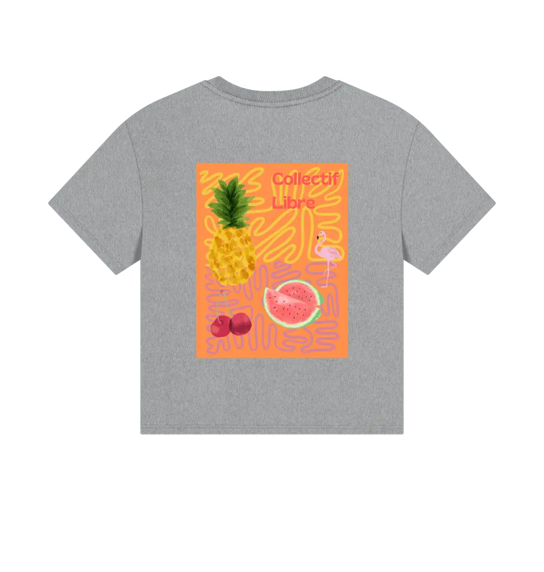 Athletic Grey Printed T-shirt