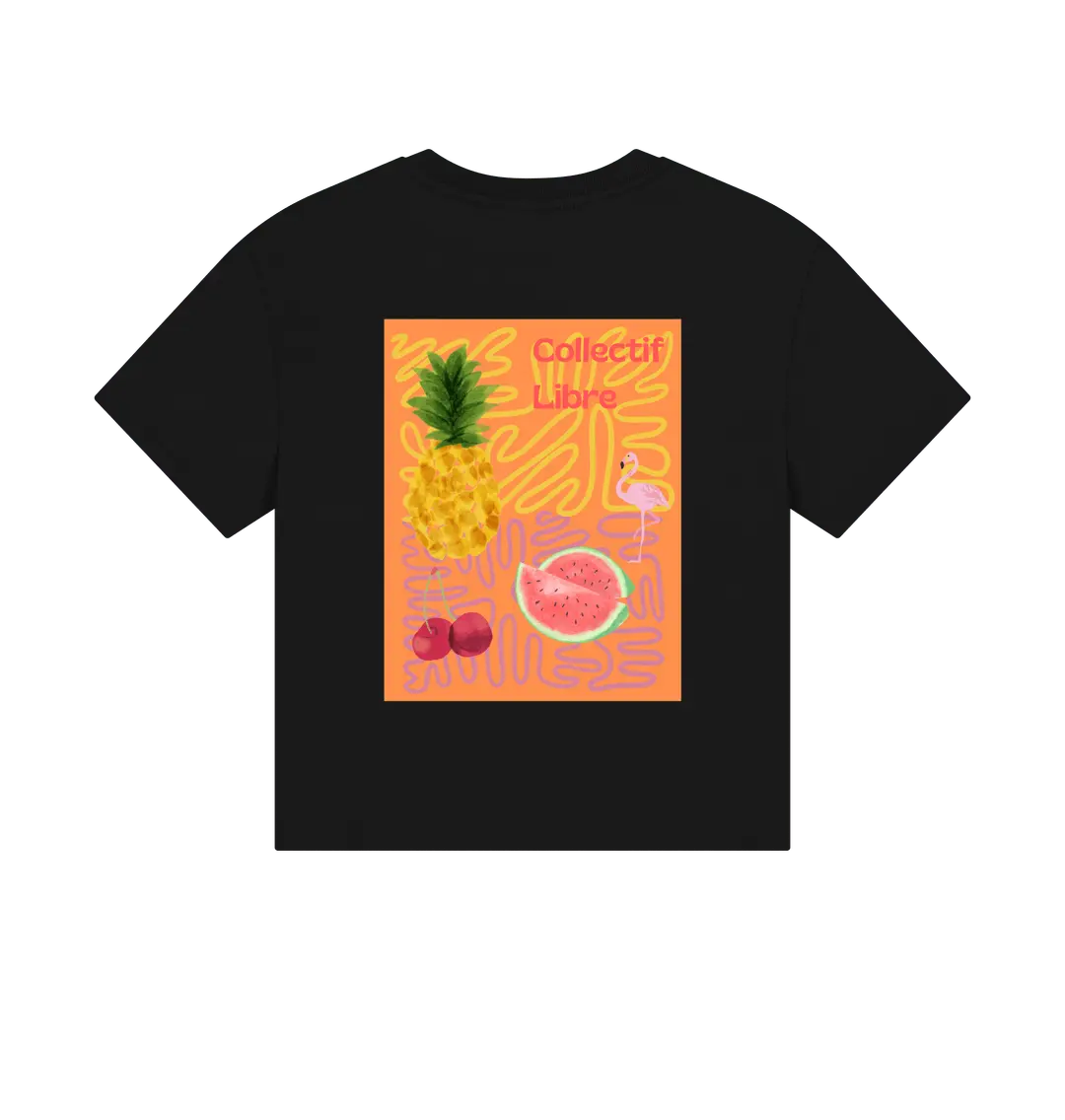 Black Printed T-shirt