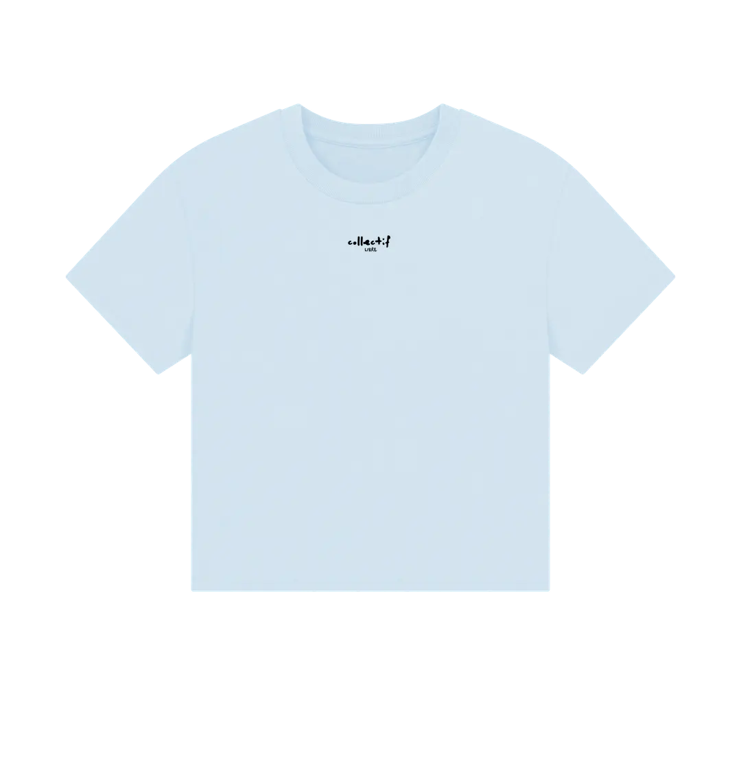 Sky Blue Printed T-shirt