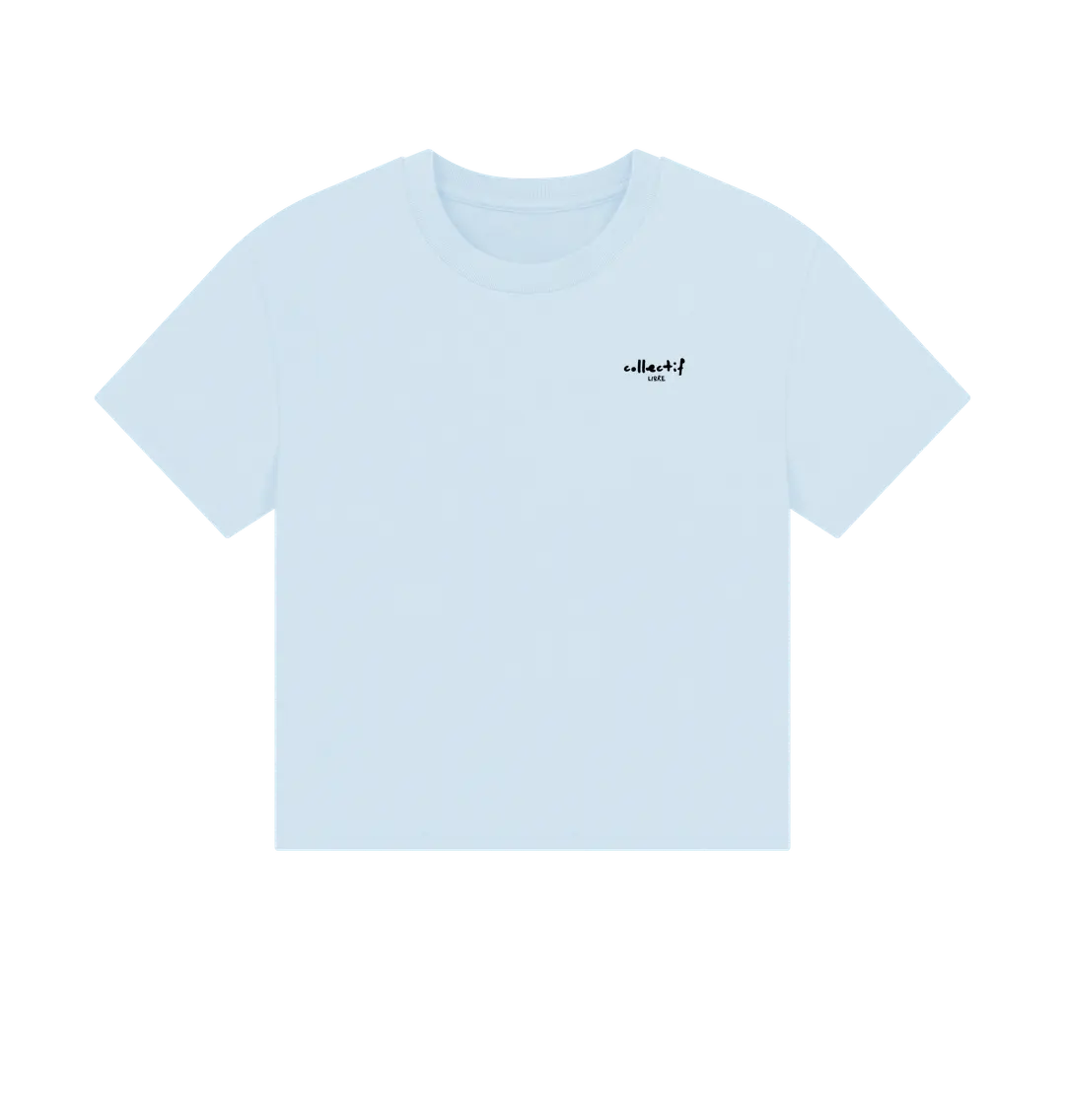 Sky Blue Printed T-shirt