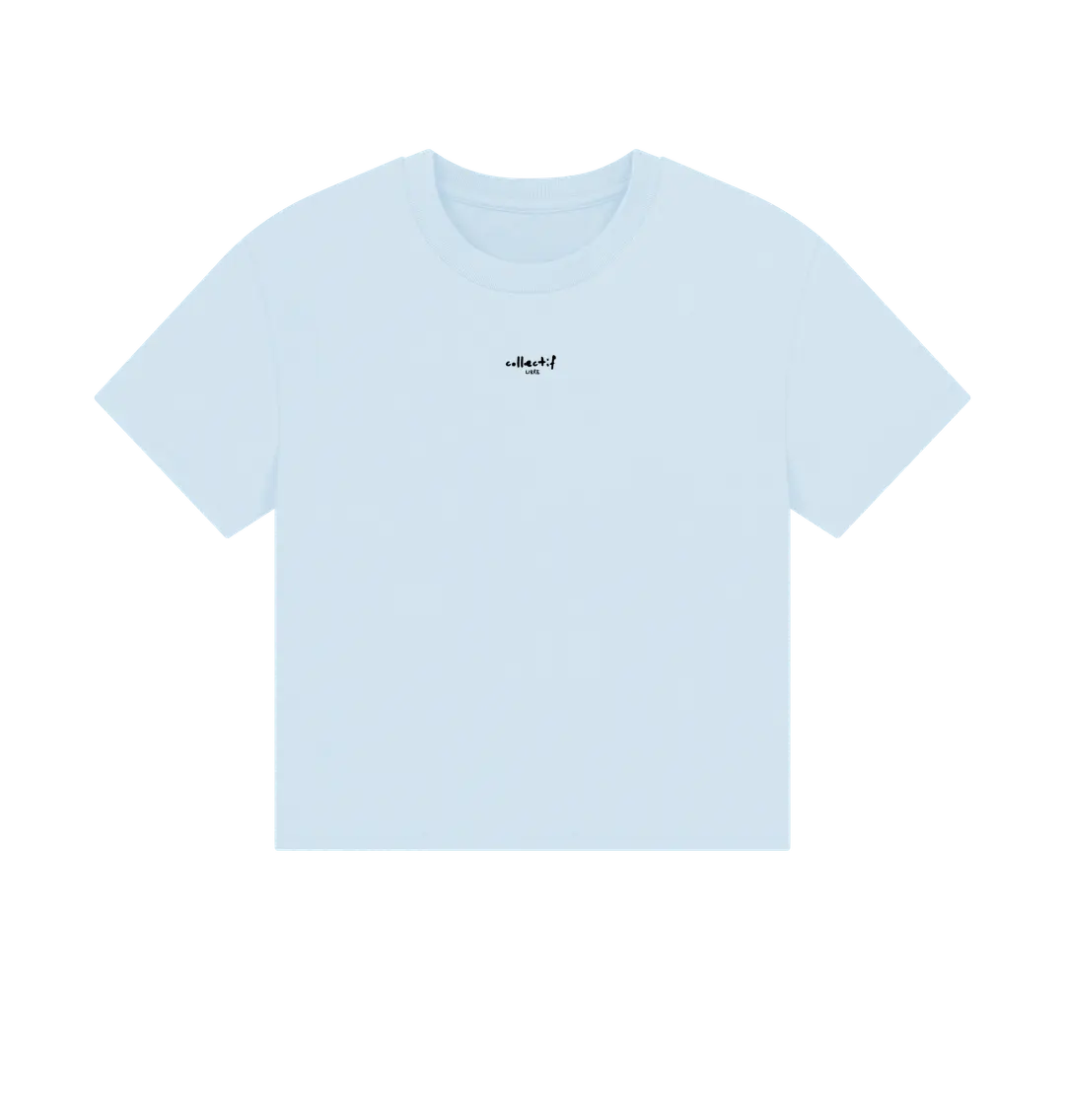 Sky Blue Printed T-shirt