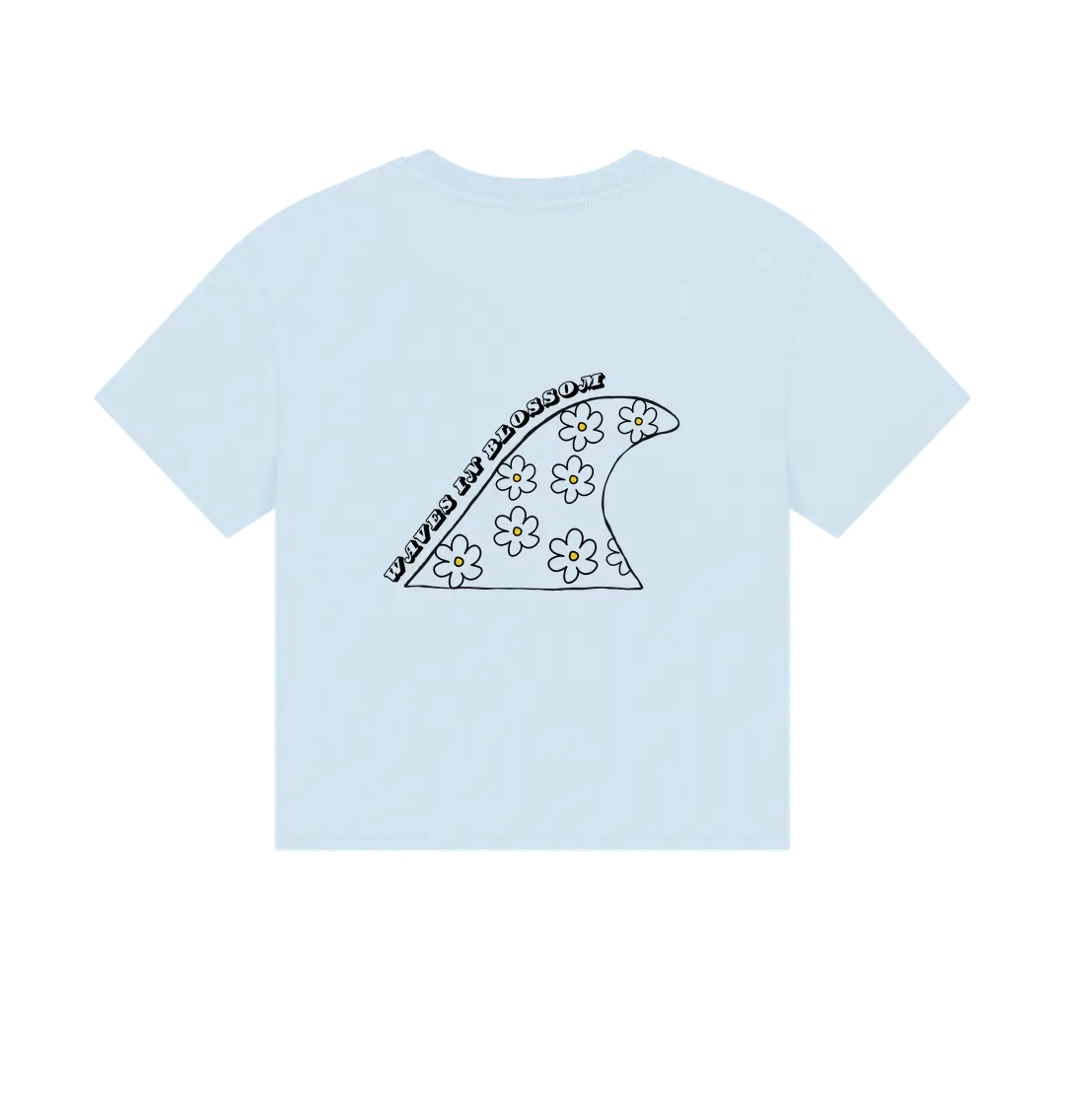 Sky Blue Printed T-shirt