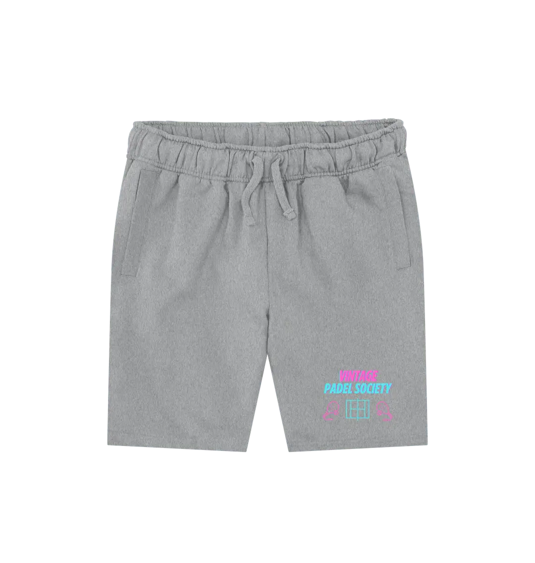 Athletic Grey Printed Mens Shorts