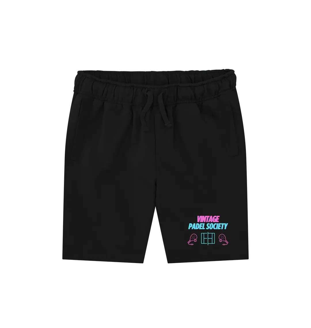 Black Printed Mens Shorts