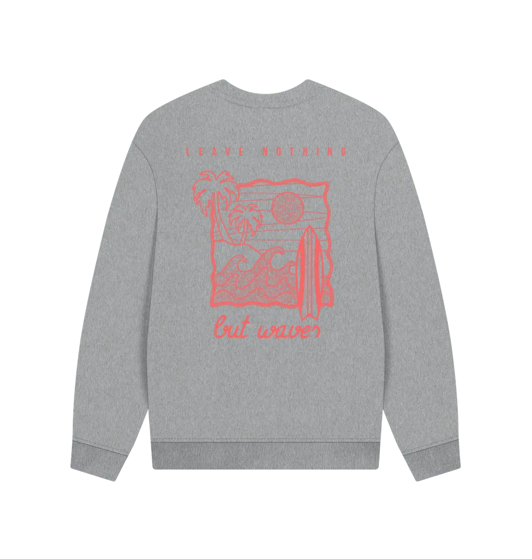 Athletic Grey Printed Sweater