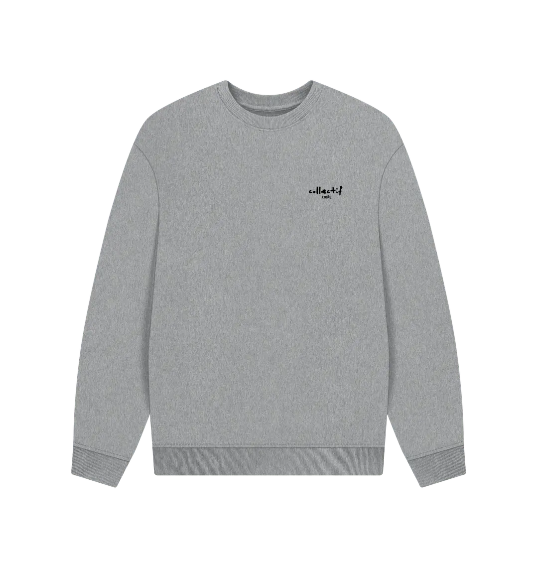 Athletic Grey Printed Sweater