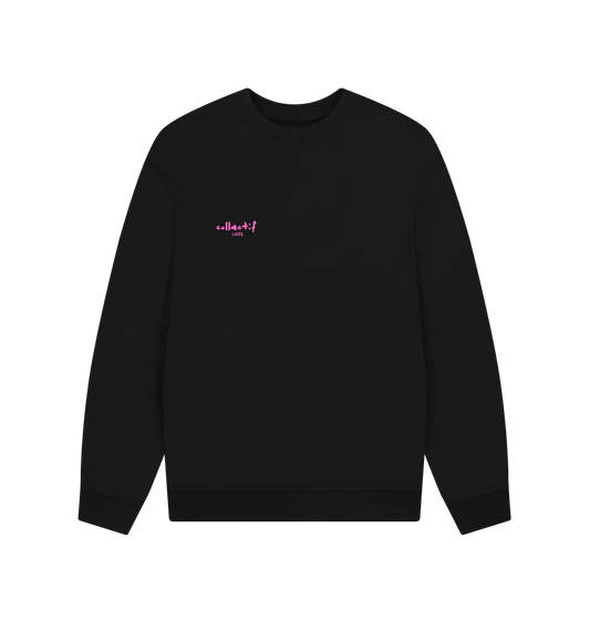 Black Printed Sweater