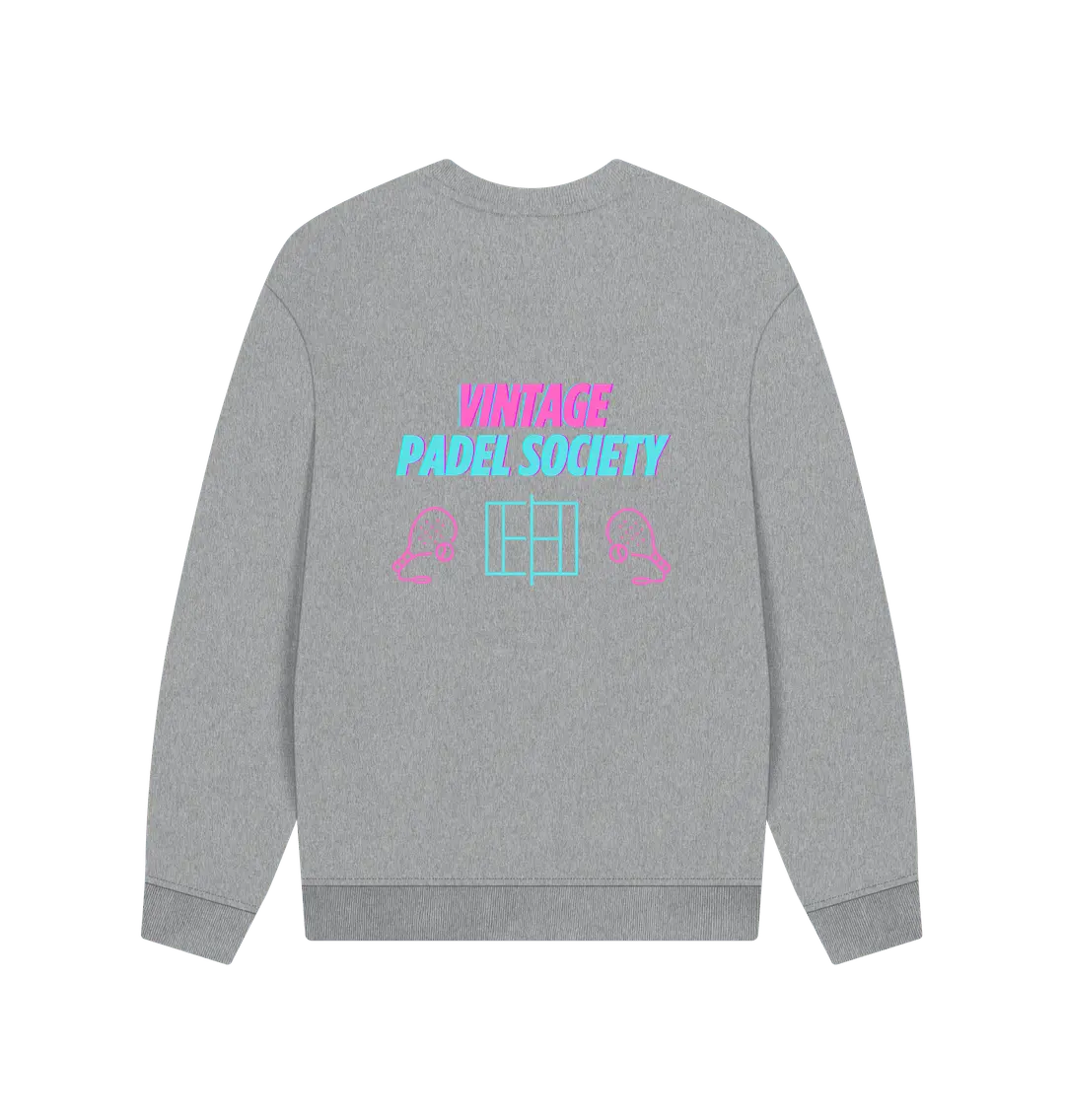 Athletic Grey Printed Sweater