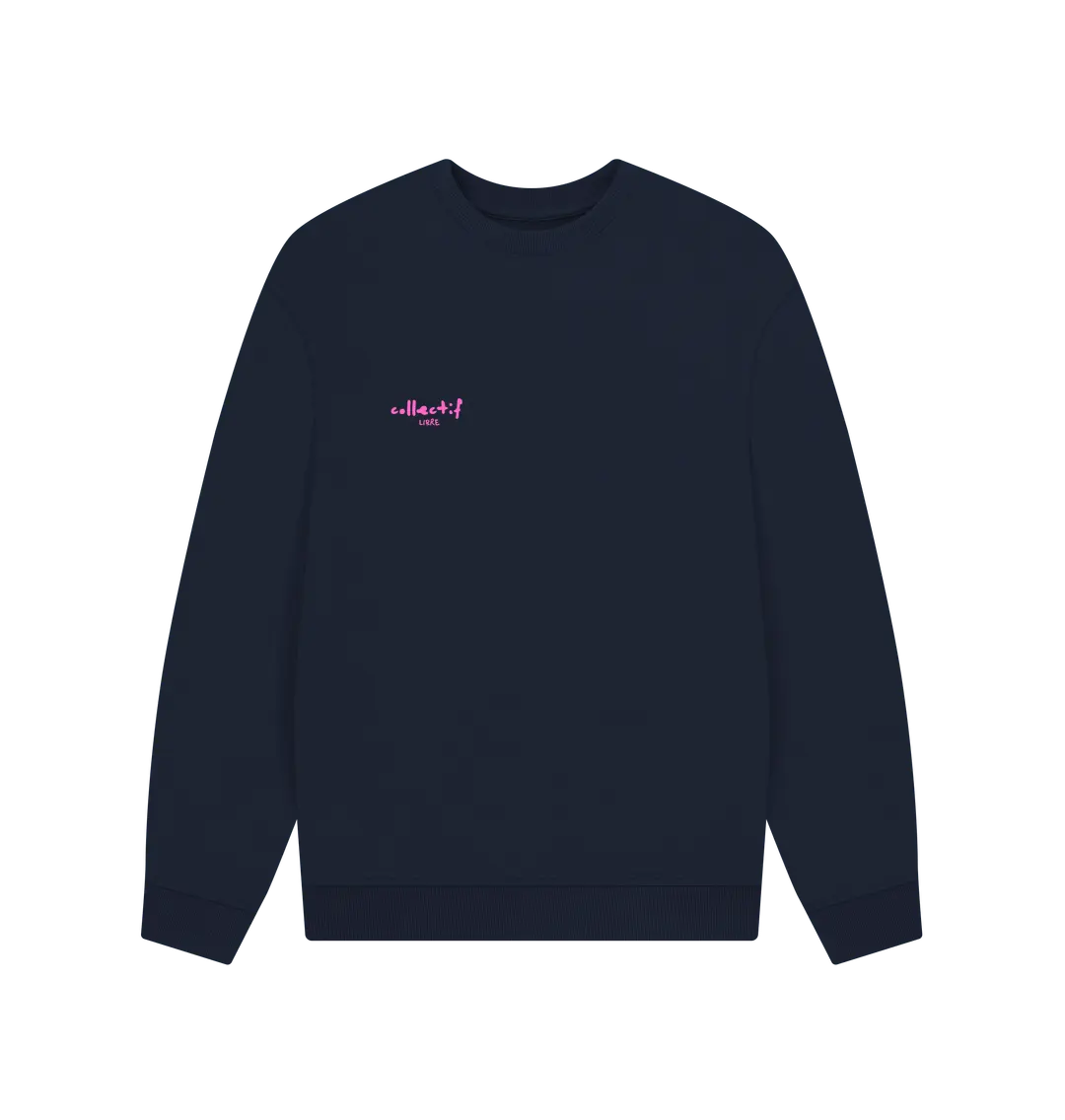 Navy Blue Printed Sweater