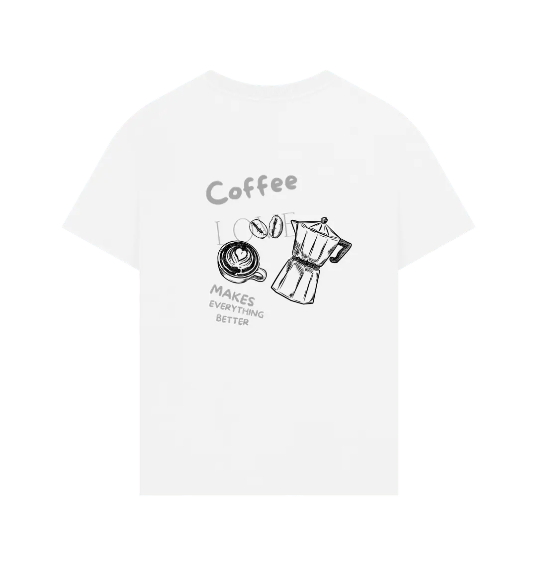 White Printed T-shirt