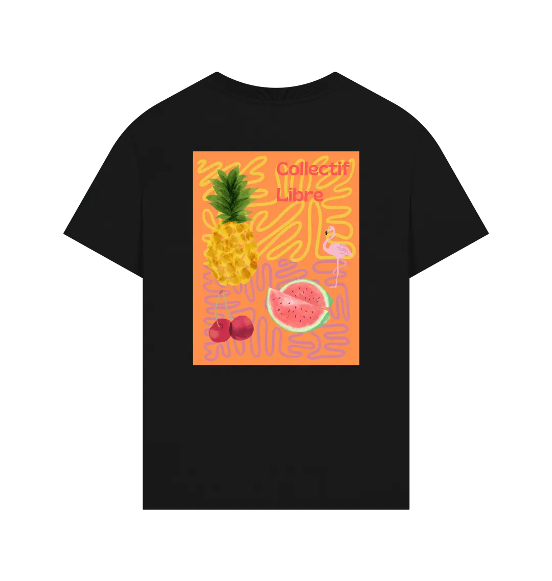 Black Printed T-shirt