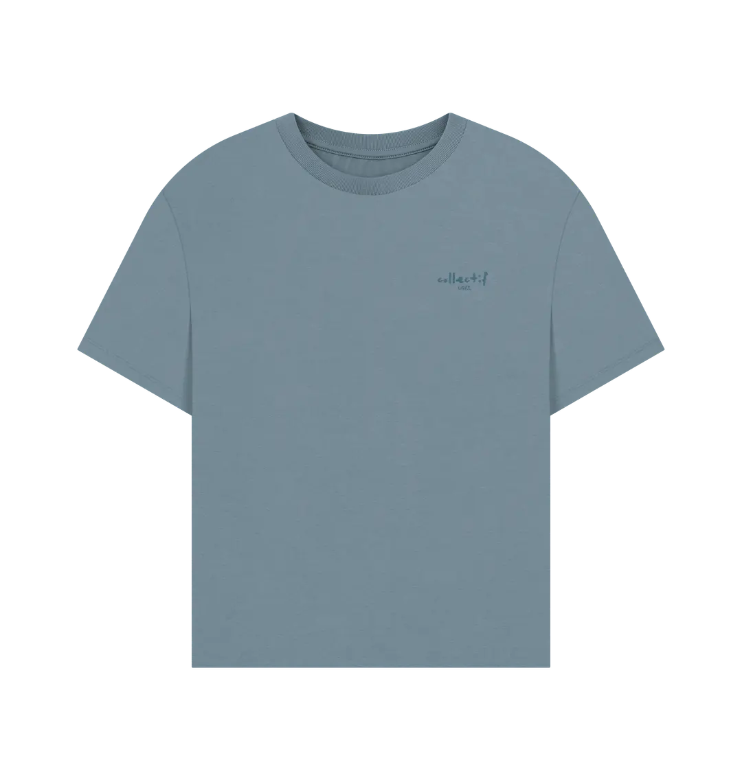 Stone Blue Printed T-shirt