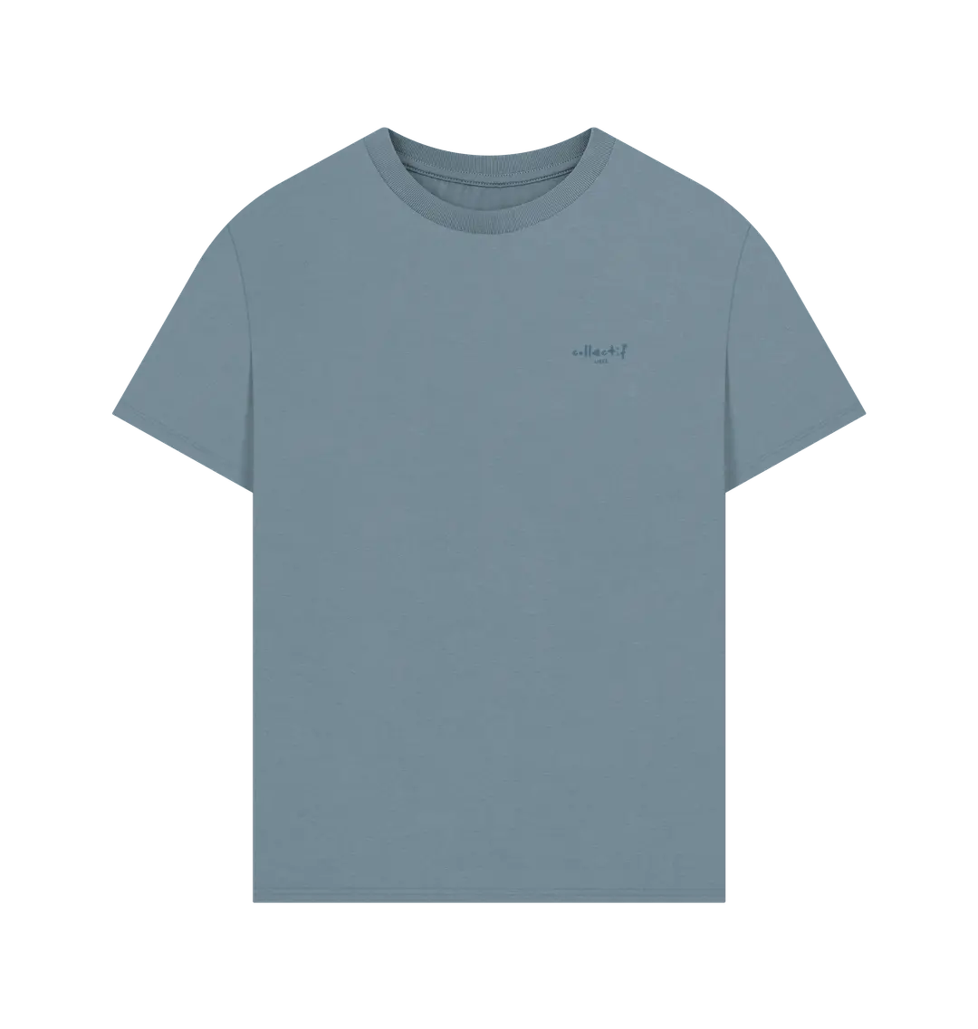 Stone Blue Printed T-shirt