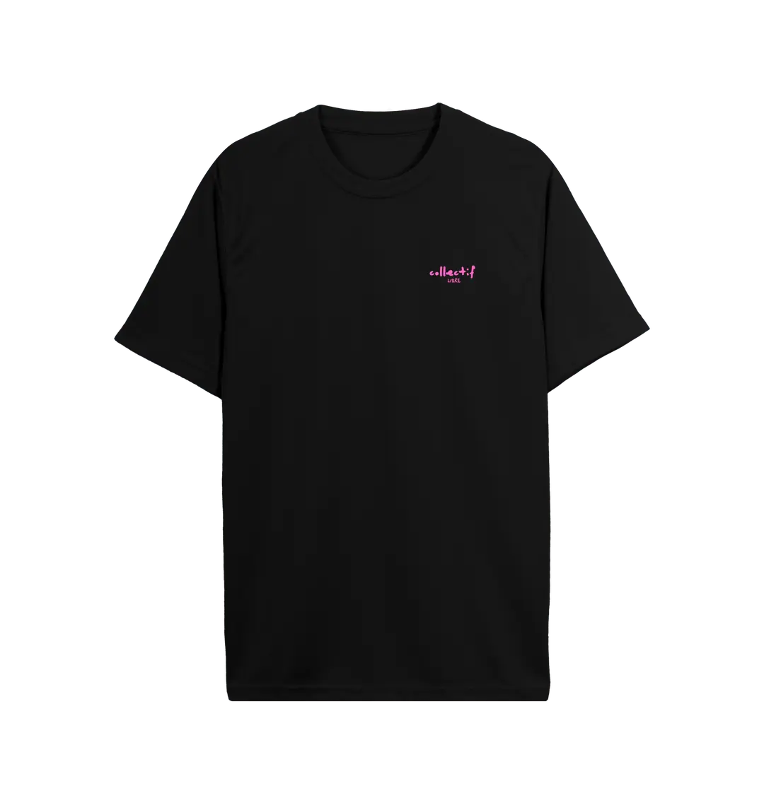 Jet Black Printed T-shirt