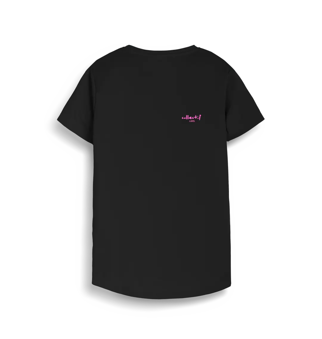 Jet Black Printed T-shirt