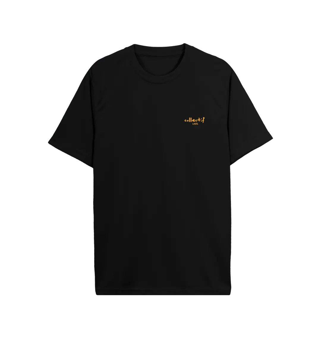 Jet Black Printed T-shirt