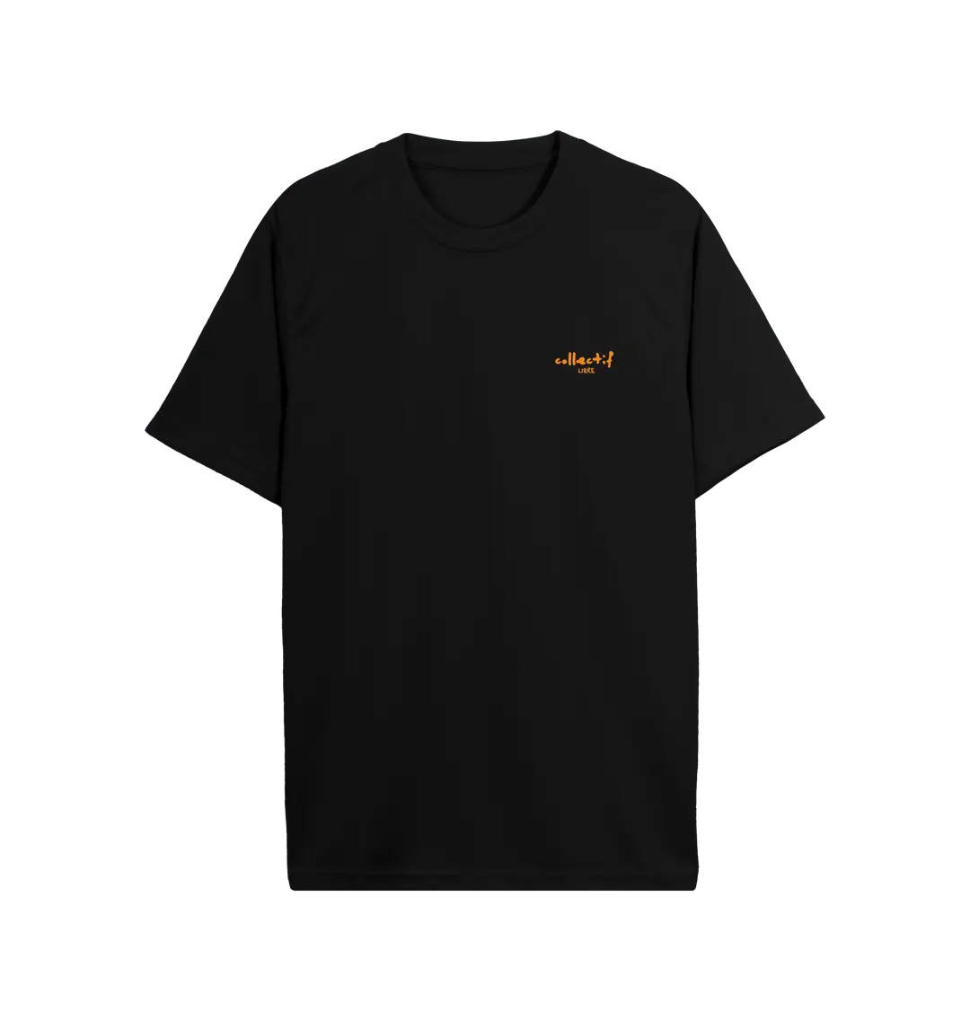 Jet Black Printed T-shirt