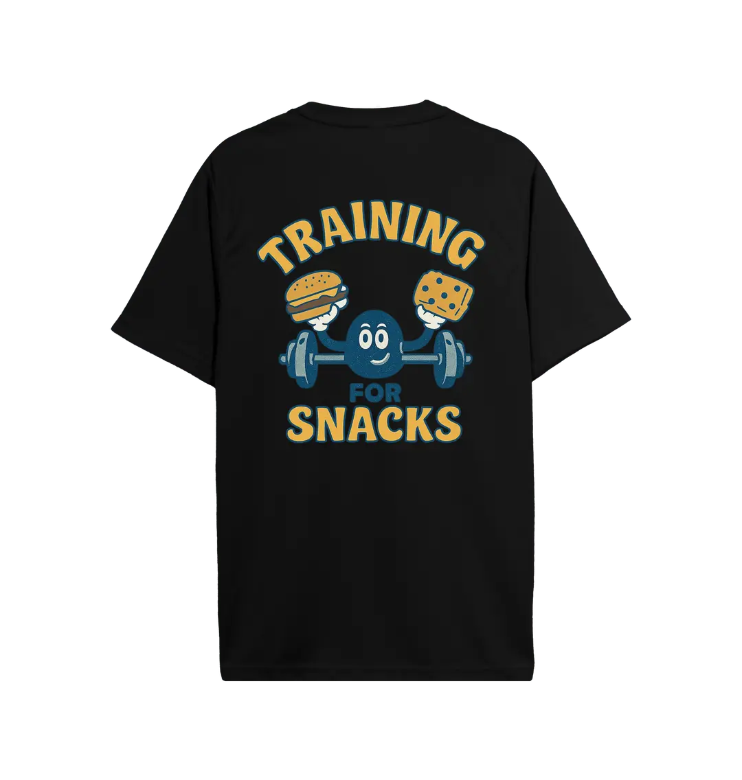 Jet Black Printed T-shirt