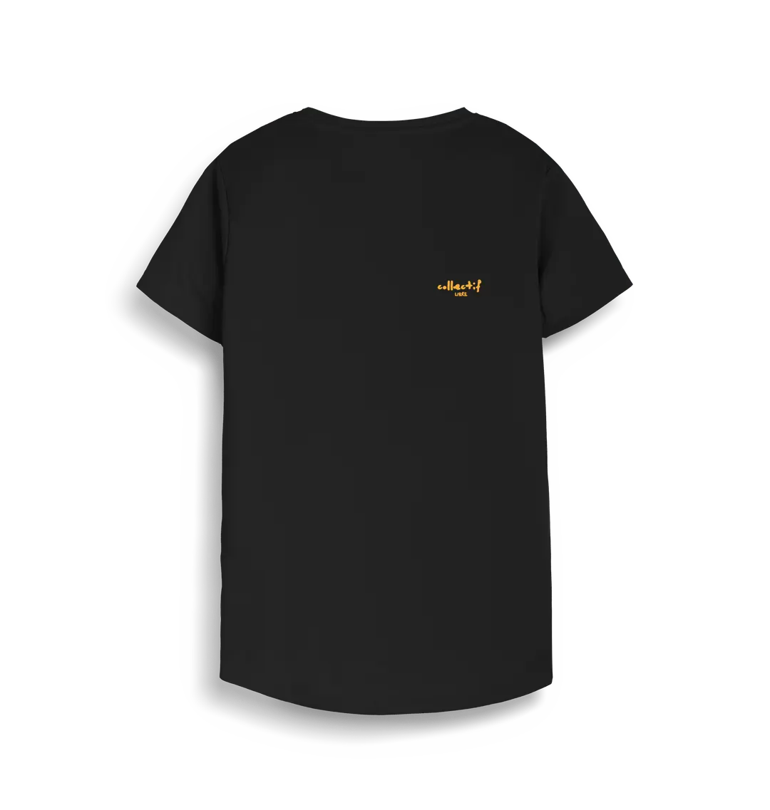 Jet Black Printed T-shirt