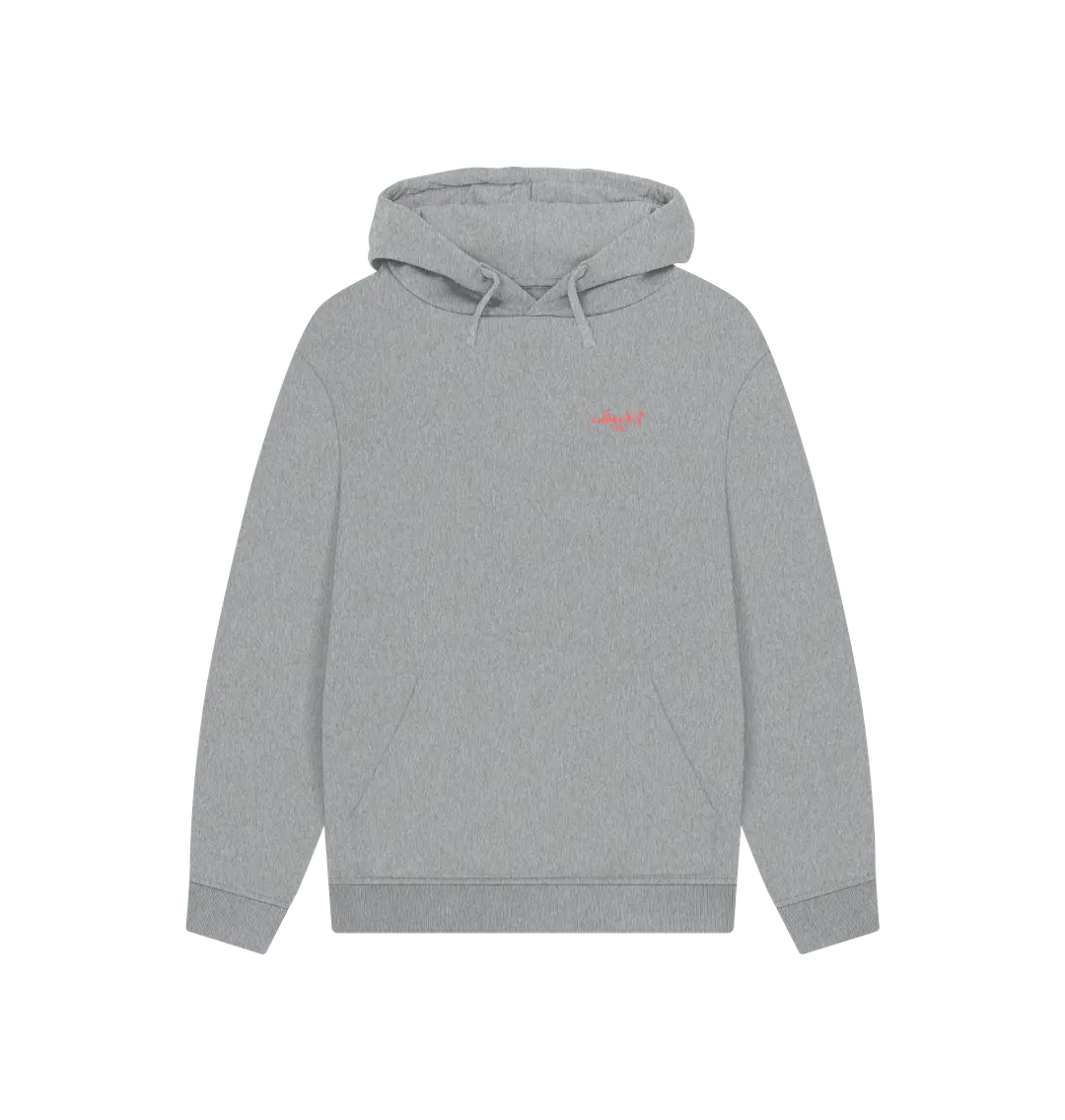 Athletic Grey Printed Hoody