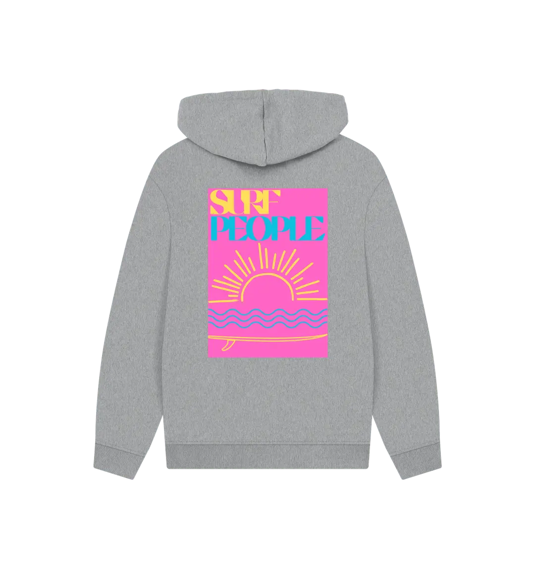 Athletic Grey Printed Hoody