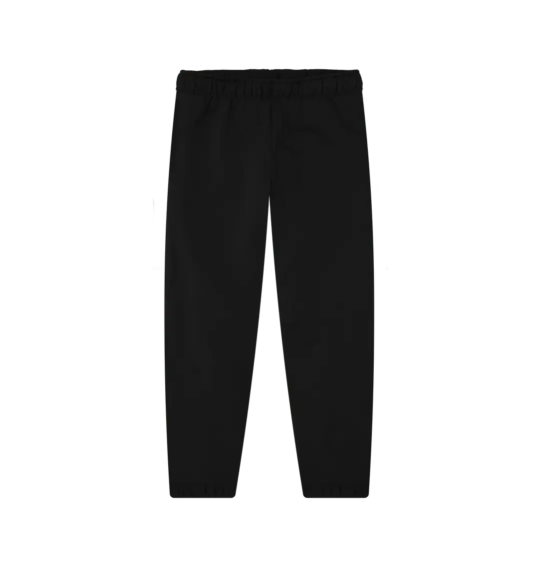 Black Printed Womens Joggers