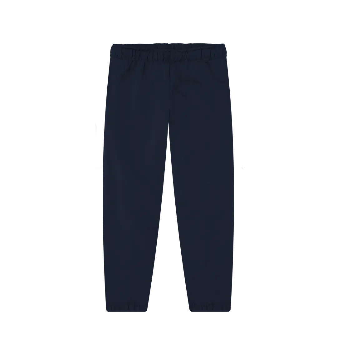 Navy Printed Womens Joggers