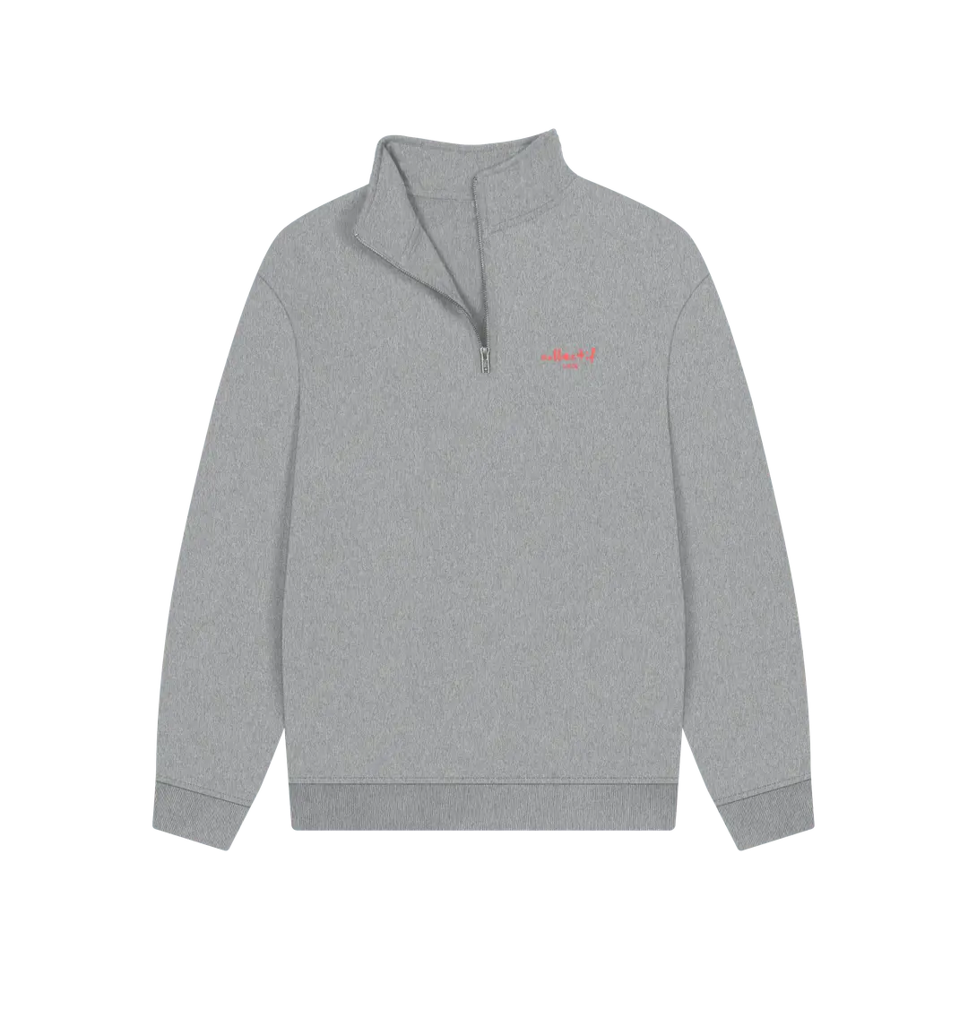 Athletic Grey Printed Sweater