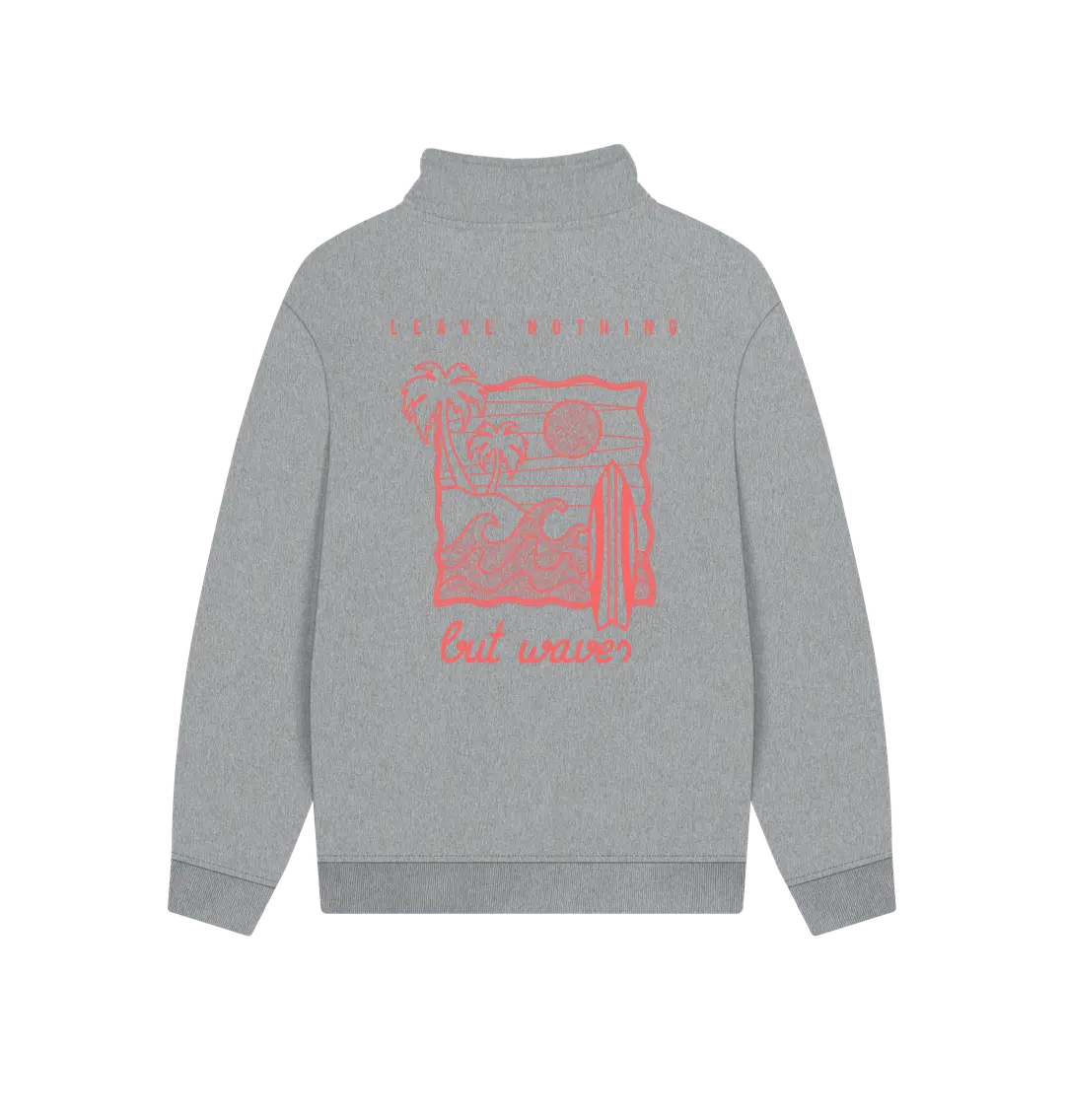 Athletic Grey Printed Sweater