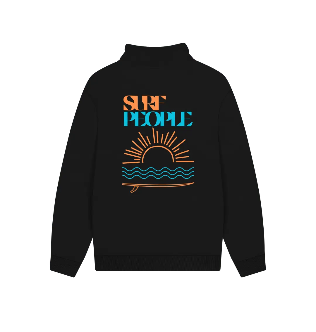 Black Printed Sweater