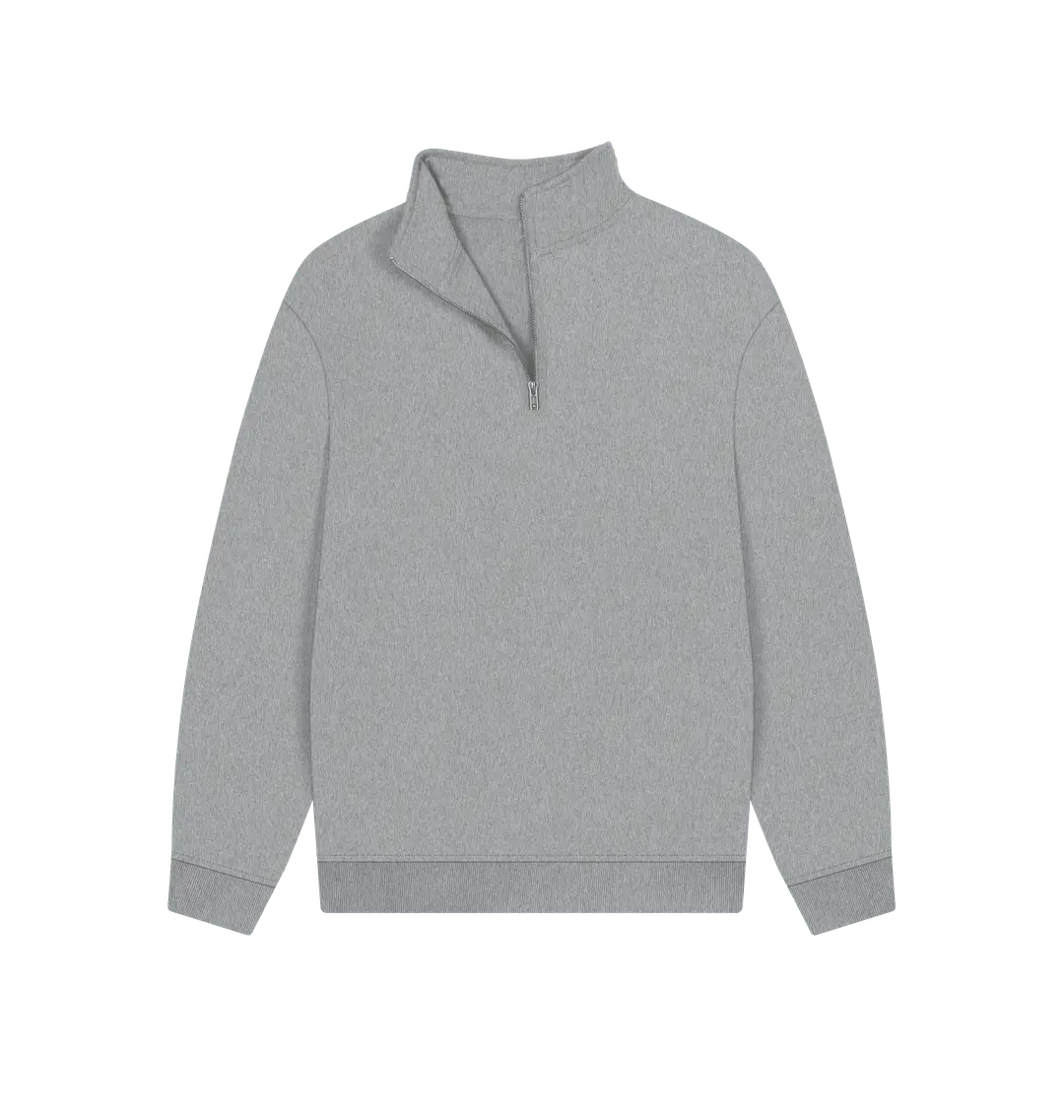 Athletic Grey Printed Sweater