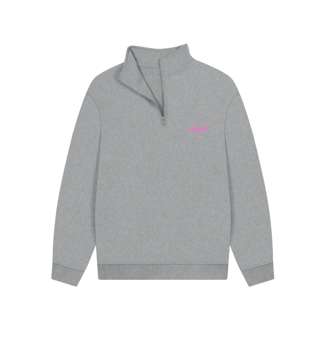 Athletic Grey Printed Sweater