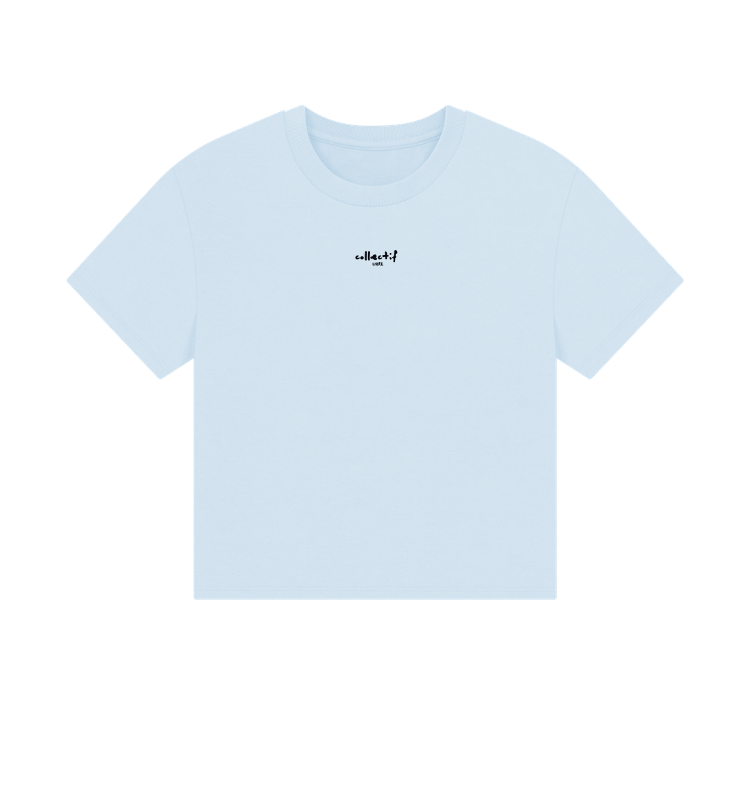 Sky Blue Printed T-shirt Front
